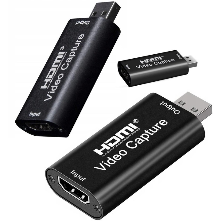 Grabber USB la HDMI, Nagrywarka Obrazu, cablu adaptor