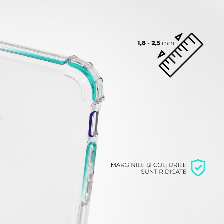 BestCase® Husa Anti Shock 1.5MM, Compatibila Cu Samsung Galaxy S23 FE, Hand Of My Phone, Air Cushion Technology, AS 1166