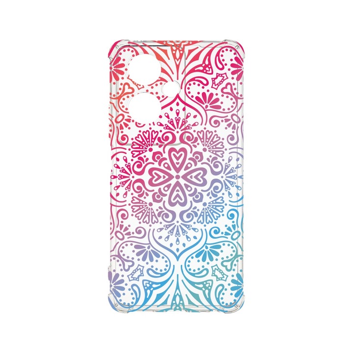 BestCase® Устойчив на удари калъф 1.5MM, съвместим с OPPO Reno 11F, Mandala Color, Удароустойчив, Защита на камерата, AS 72