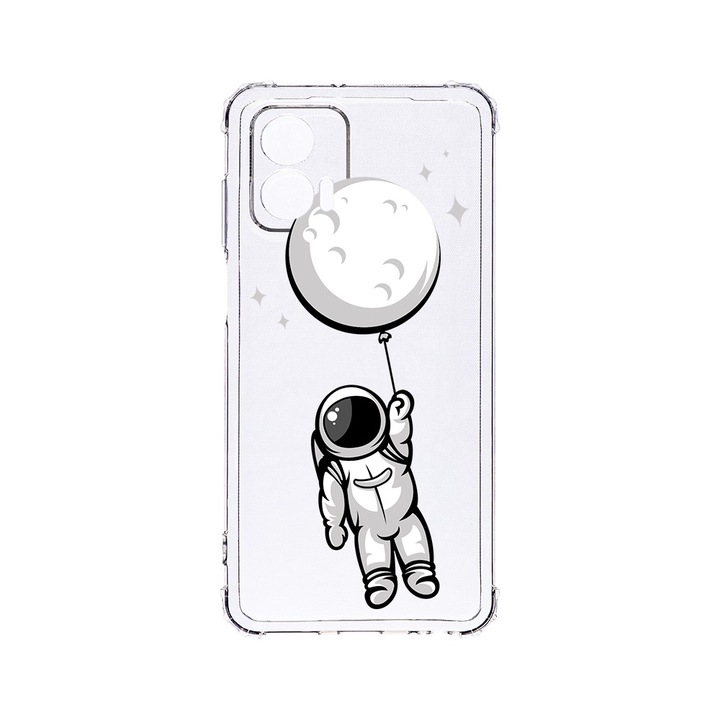 BestCase® Ütésálló tok 1.5MM, Kompatibilis Motorola Edge 50 Fusion, Asztronauta, Ütésálló, Kamera Védelem, AS 996