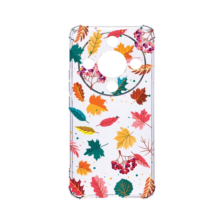 BestCase® Устойчив на удари калъф 1,5 мм, съвместим с Honor X9b / Magic6 Lite / X50 5G, Есенни цветове - Листа, Устойчив на удари, Защита на камерата, AS 99