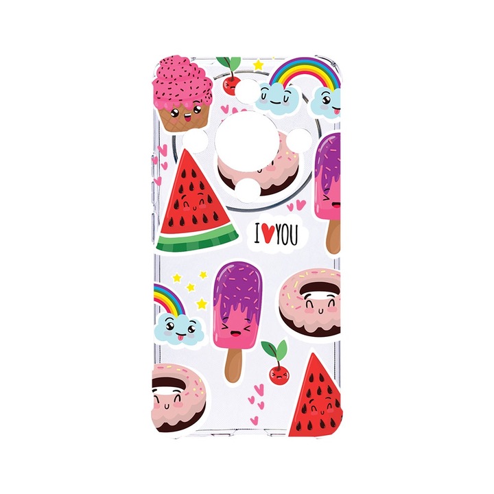 BestCase® Устойчив на удари калъф 1.5 мм, съвместим с Honor X9b / Magic6 Lite / X50 5G, Summer Feeling, устойчив на удари, защита на камерата, AS 87