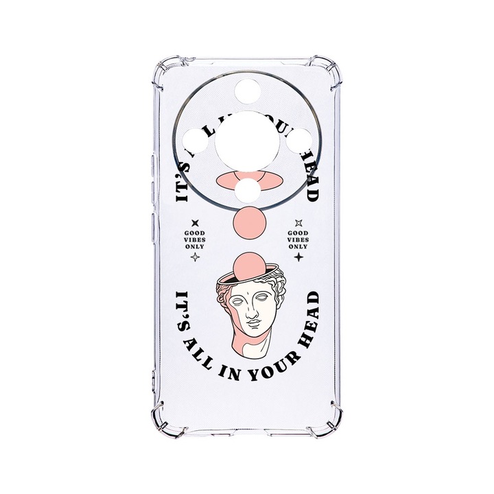 BestCase® Устойчив на удар калъф 1.5MM, съвместим с Honor X9b / Magic6 Lite / X50 5G, It's All In You Head, устойчив на удар, защита на камерата, AS 910