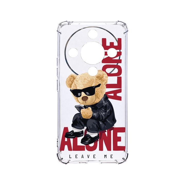 BestCase® Устойчив на удари калъф 1.5MM, съвместим с Honor X9b / Magic6 Lite / X50 5G, Leave Me Alone Teddy Bear, устойчив на удари, защита на камерата, AS 922