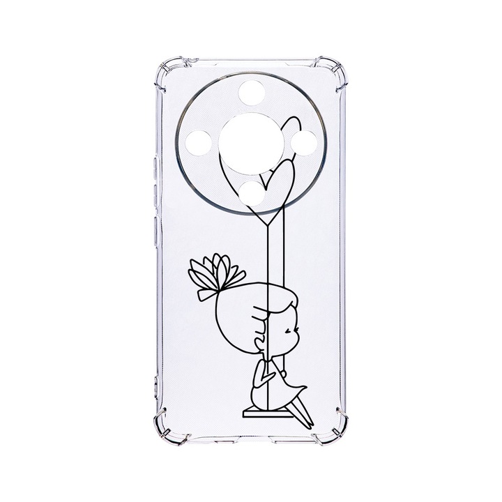 BestCase® Устойчив на удари калъф 1.5MM, съвместим с Honor X9b / Magic6 Lite / X50 5G, My Little Girl, устойчив на удари, защита на камерата, AS 1050