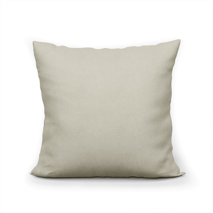 Husa decorativa pentru perna Markizeta, 40x40cm, crem
