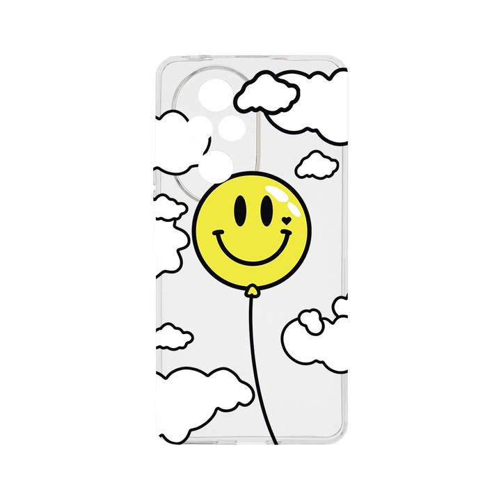 BestCase® Husa Clear Silicon 2MM, Compatibila Cu Honor 200, Balloon Smiley, Antisoc, Protectie Camera, Margini ridicate pentru protectia ecranului, T 957