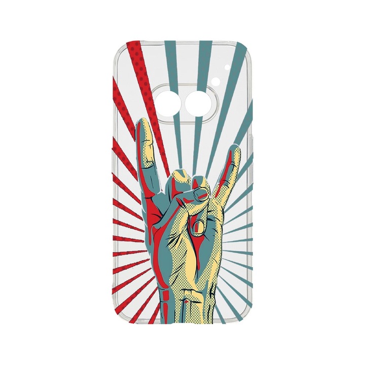 Силиконов калъф BestCase за Nothing Phone 2a, Rock Festival, Camera Protection, Clear Silicon 2MM, Transparent T 530