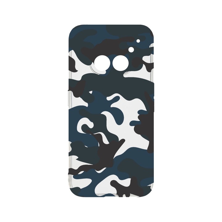 Силиконов калъф BestCase за Nothing Phone 2a, Camouflage, Camera Protection, Clear Silicon 2MM, Transparent T 789