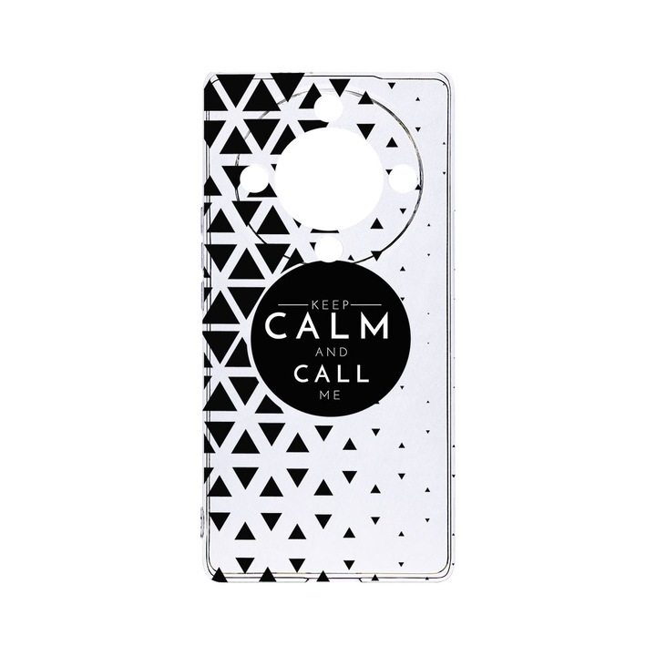 BestCase® Husa Clear Silicon 2MM, Compatibila Cu Honor Magic6 Lite / X9b / X50 5G, Keep Calm, Antisoc, Protectie Camera, Margini ridicate pentru protectia ecranului, T 2