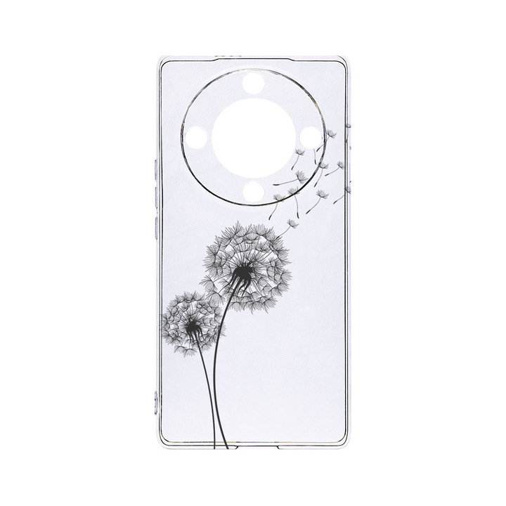 BestCase® Husa Clear Silicon 2MM, Compatibila Cu Honor Magic6 Lite / X9b / X50 5G, Dandelion, Antisoc, Protectie Camera, Margini ridicate pentru protectia ecranului, T 22