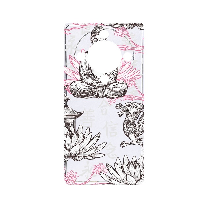 BestCase® Husa Clear Silicon 2MM, Compatibila Cu Honor Magic6 Lite / X9b / X50 5G, Buddha, Antisoc, Protectie Camera, Margini ridicate pentru protectia ecranului, T 768