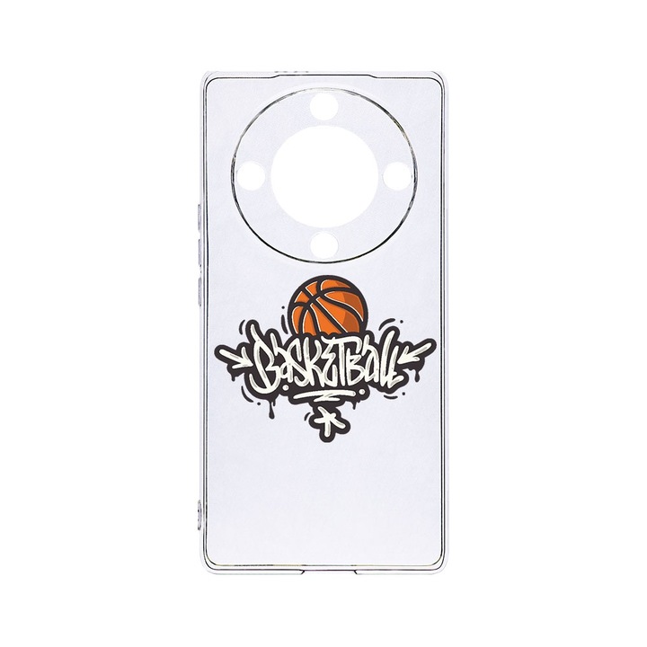 BestCase® Husa Clear Silicon 2MM, Compatibila Cu Honor Magic6 Lite / X9b / X50 5G, Basketball, Antisoc, Protectie Camera, Margini ridicate pentru protectia ecranului, T 792