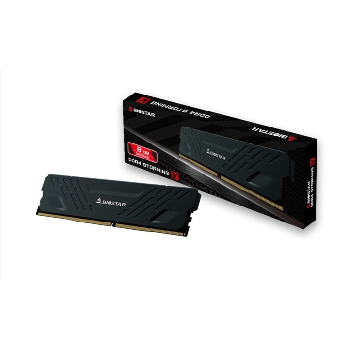 RAM memória, Biostar, Storming Vseries, 8 GB, 3200 MHz, radiátor