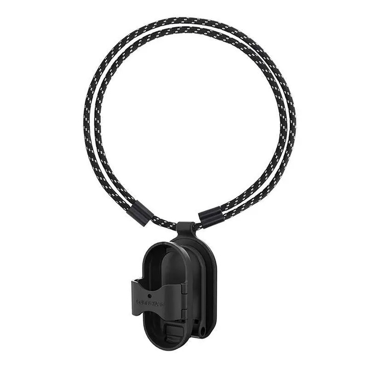 Suport magnetic de gat SunnyLife pentru Insta360 GO3, reglabil, negru