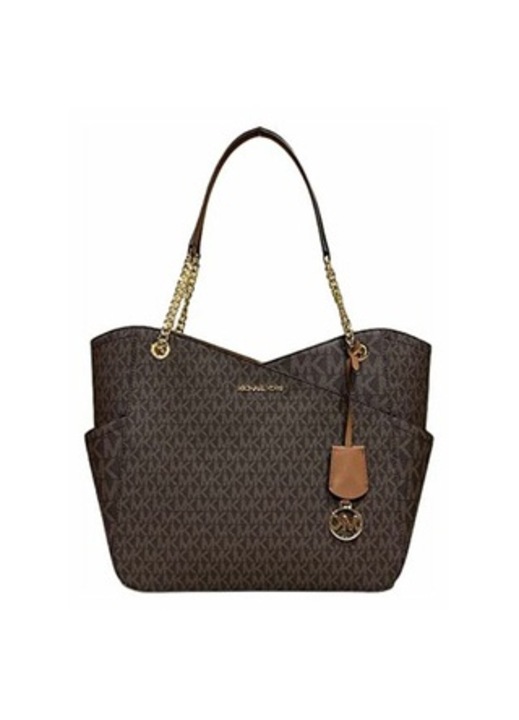 Női táska, Michael Kors, 35F1GTVT3BBRO, Természetes bőr, Barna, 41x29x13cm