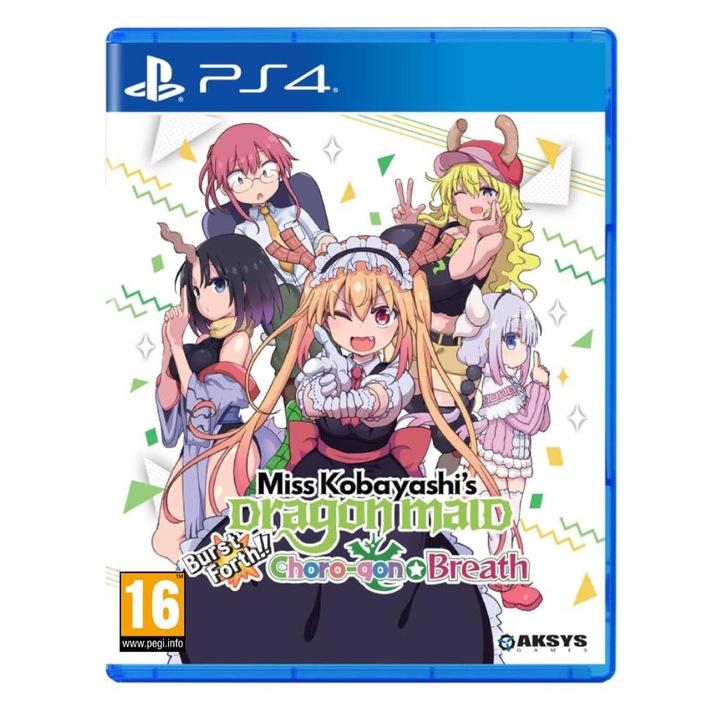 Игра KAMINARI GAMES Miss Kobayashi's Dragon Maid Burst Forth!! Choro Gon Breath, за PlayStation 4