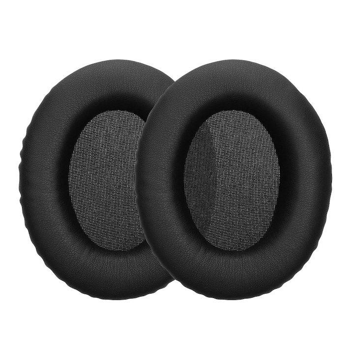 2 db-os Kwmobile fülpárna Kingston HyperX Cloud Stinger 2-höz, fekete, öko-bőr, KWM000025HW002C