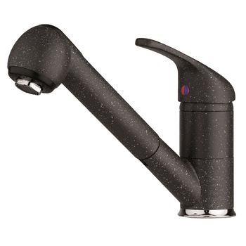 Baterie bucatarie Pyramis FESTIVO, monocomanda, finisaj negru Baterie bucatarie Pyramis FESTIVO, monocomanda, finisaj negru