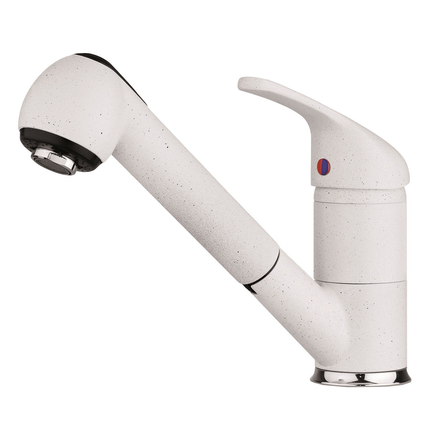 Baterie bucatarie Pyramis FESTIVO, monocomanda, finisaj alb