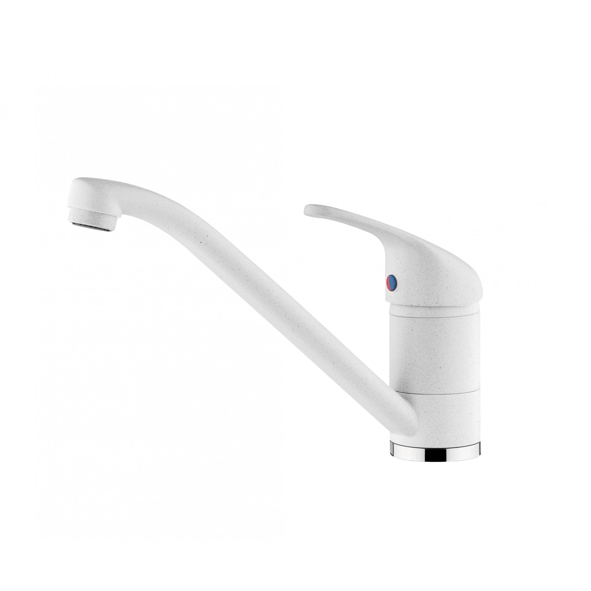 Baterie bucatarie Pyramis MODO, monocomanda, finisaj alb