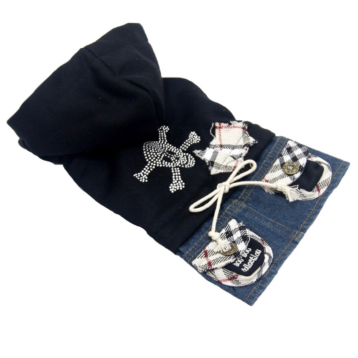 Hanorac Dog Dog Collection, S360, 40 cm, Negru