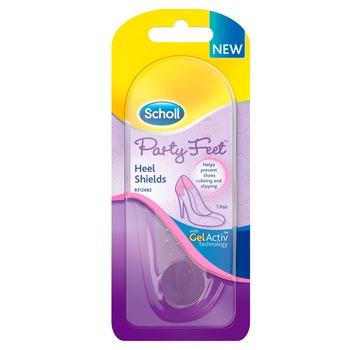 Plasture din gel transparent Scholl Party Feet pentru calcaie Plasture din gel transparent Scholl Party Feet pentru calcaie