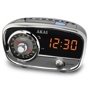Radio cu ceas Akai CE-1401, AM/FM, Ecran LED, Sleep Timer, Negru Radio cu ceas Akai CE-1401, AM/FM, Ecran LED, Sleep Timer, Negru