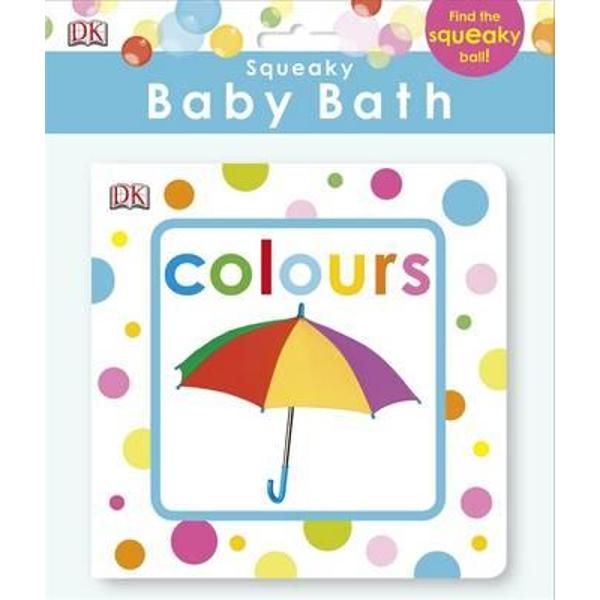 Squeaky Baby Bath Book Colours