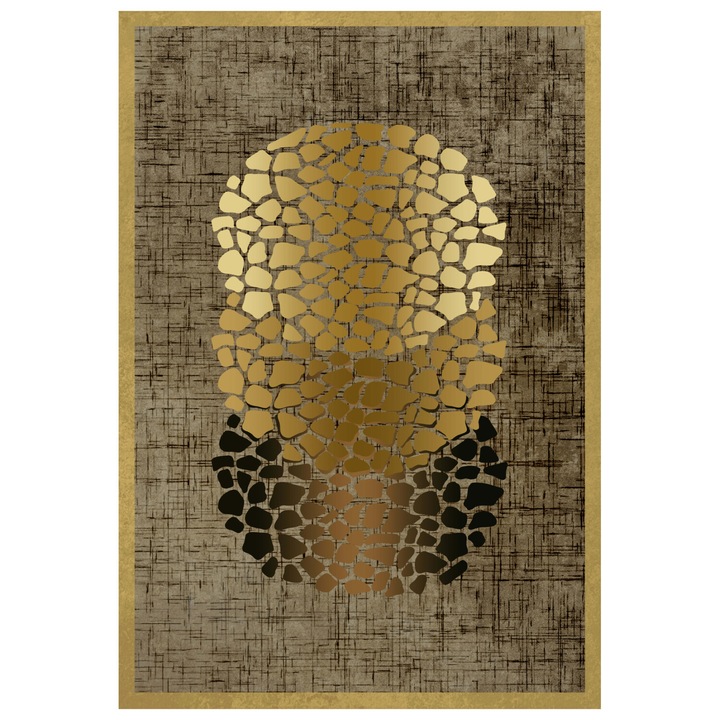 Килим Puzzle-home HM7675.29, Златист, 160X230cm