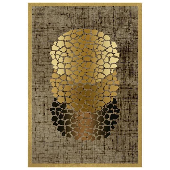 Килим Puzzle-home HM7675.29, Златист, 160X230cm