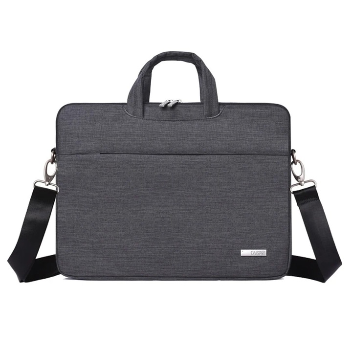 Geanta Laptop 13" - 14" - CanvasArtisan (L3-C12) - Dark Gray