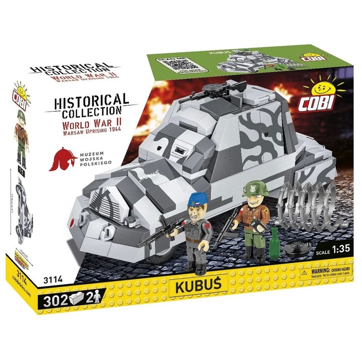 Set de Construit Kubus, 302 piese