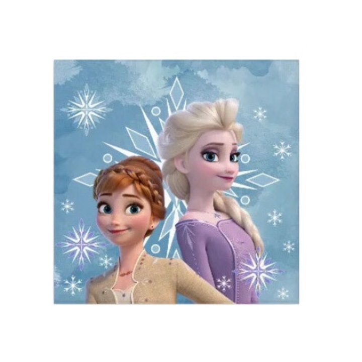Disney Frozen кърпа за ръце, синя 30x30 см