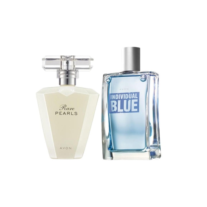 Set edp rare pearls si edt individual blue, 50ml/100ml, Avon