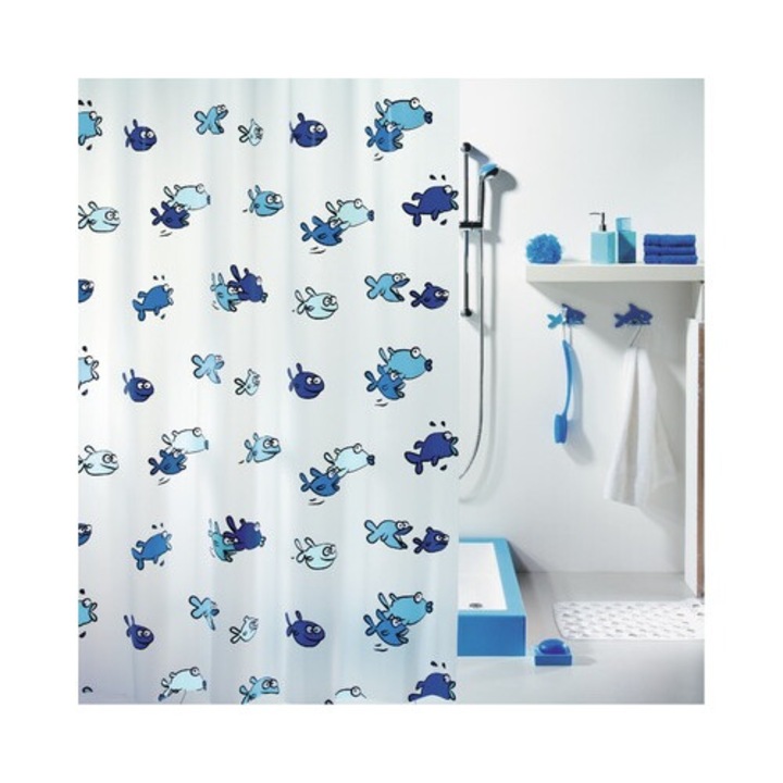 Perdea Dus Hugo Albastru 180x200 Cm