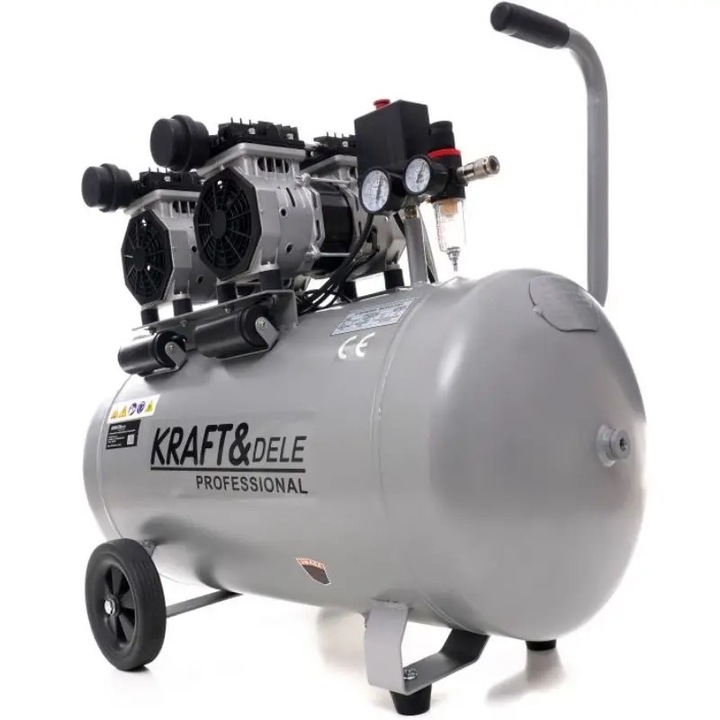 Маслен компресор, Kraft&Dele, KD1398, 100 л, 2 x 1500 W