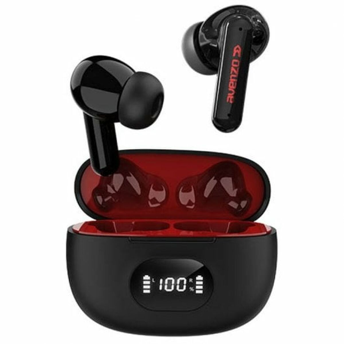 Casti in Ear Bluetooth Avenzo AV-TW5010B Negru - eMAG.ro
