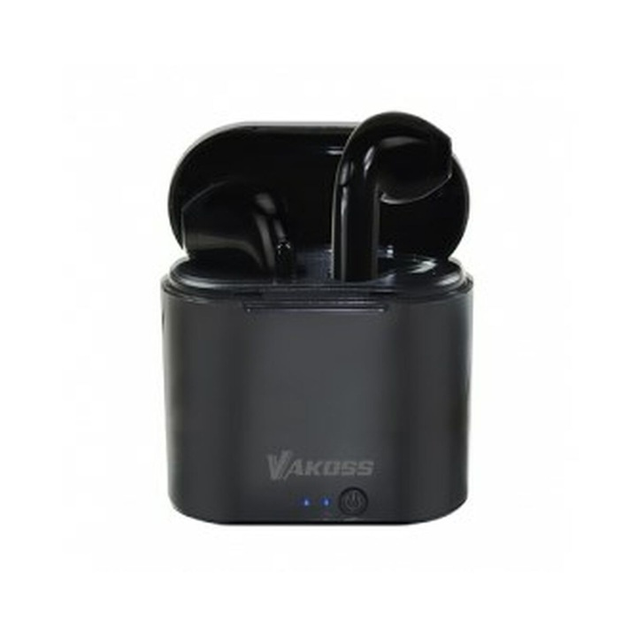 Casti PC SBOX HS-707, control volum, buton mute, negru, 20x18mm