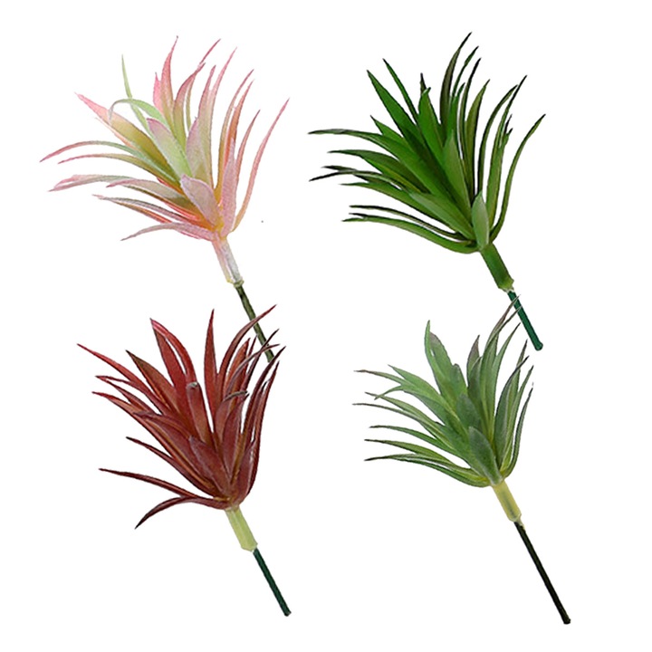 Set 4 plante artificiale, longziming, multicolor, PVC