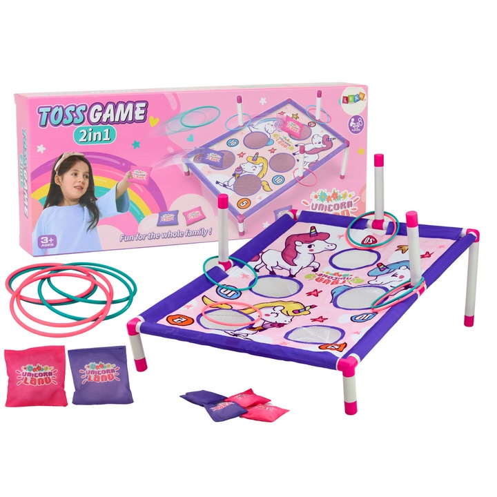 Joc de indemanare Lean Toys 2in1 unicorn multicolor 76x55x10cm