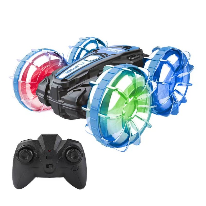 Masinuta telecomandata, rotatie 360, drift, dubla directie, 4x4, 16.5x15x7cm