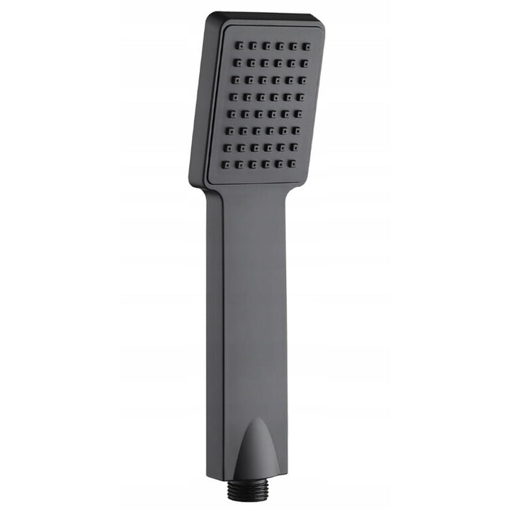 Orca matt fekete téglalap alakú zuhanyfej