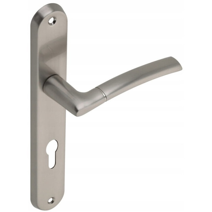 Maner usa interior, GAMET DH-96A, sistem dublu asistare, montaj simplu, nikelat, 72mm