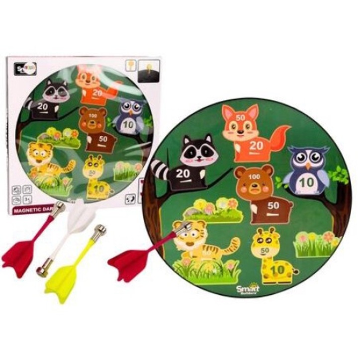 Joc arcade cu darts cu animale verzi