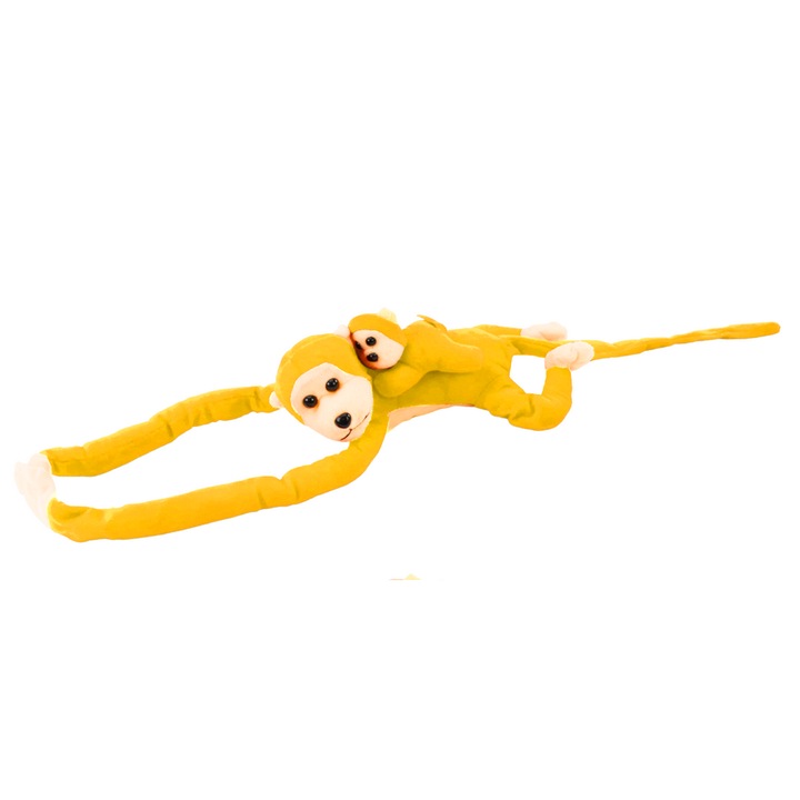 Set 2 maimute de plus, LEAN TOYS, Galben, 90 cm