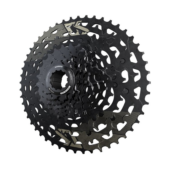 Pinion bicicleta SHIMANO, 11 viteze, aluminiu, negru, 235x243x70mm ...