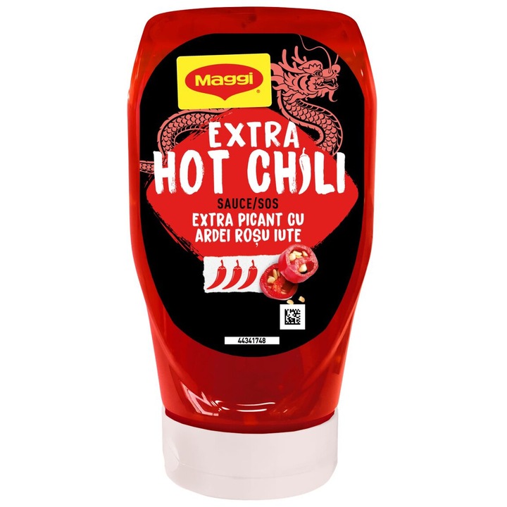 Лют сос с чили, Maggi Asia, Extra Hot Chili Sauce, шише, 361g