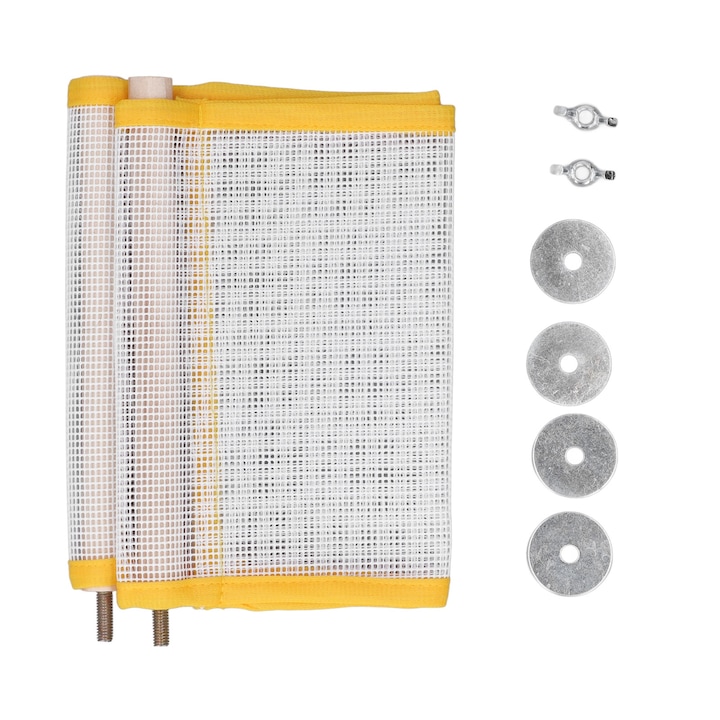 Легло за хамстер Longziming, хамак с дишаща мрежа, двуслоен, бял\жълт