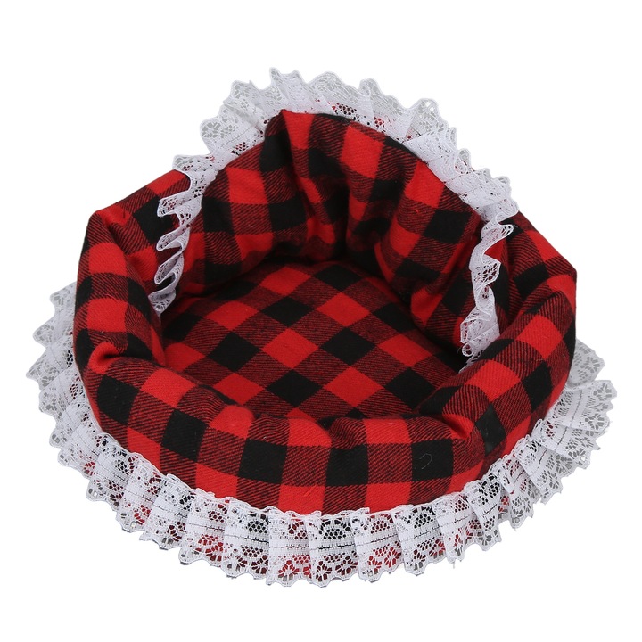 Culcus pentru hamster Enforose, confortabil, din bumbac, 30x25cm